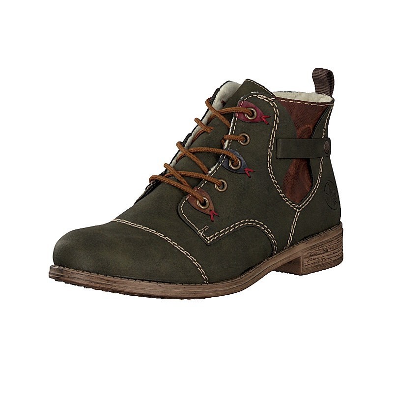 Botas Rieker 77443-54 Para Mulher - Verdes